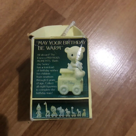 5/$25 
Enesco Precious Moments Birthday Series 15938 Bear For Baby 1985  Vintage - Picture 3 of 8